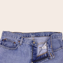 Load image into Gallery viewer, Women’s Polo Jeans Company Ralph Lauren Blue Washed Denim Relaxed Cropped Saturday Jeans - 10 / 30”