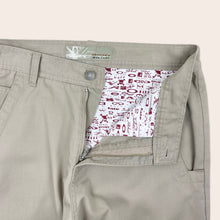 Load image into Gallery viewer, Oakley Software Embroidered Logo Wide Straight Leg Cream Chino Trousers - 32” x 32”