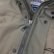 Load image into Gallery viewer, Animal Claw-Tx Embroidered Spell Out Parka Jacket - M/L