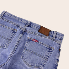 Load image into Gallery viewer, Women’s Polo Jeans Company Ralph Lauren Blue Washed Denim Relaxed Cropped Saturday Jeans - 10 / 30”