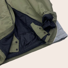 Load image into Gallery viewer, Quicksilver X Series Embroidered Spell Out Three Tone Waterproof Ski Hooded Parka Jacket - M