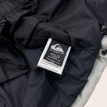 Load image into Gallery viewer, Quicksilver X Series Embroidered Spell Out Three Tone Waterproof Ski Hooded Parka Jacket - M
