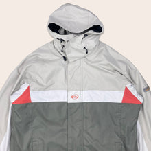 Load image into Gallery viewer, Quicksilver ‘Iceberg Elephant’ Embroidered Centre Logo Three Tone Ski Hooded Parka Jacket - XL