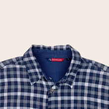 Load image into Gallery viewer, Quiksilver Checked Embroidered Pocket Logo Short Sleeved Shirt - L