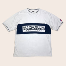 Load image into Gallery viewer, Napapijri Embroidered Graphic T-Shirt - L/XL