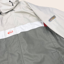 Load image into Gallery viewer, Quicksilver ‘Iceberg Elephant’ Embroidered Centre Logo Three Tone Ski Hooded Parka Jacket - XL