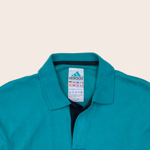 Load image into Gallery viewer, (90’s) Adidas Equipment Teal Polo Shirt - M/L
