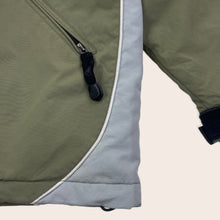 Load image into Gallery viewer, Quicksilver X Series Embroidered Spell Out Three Tone Waterproof Ski Hooded Parka Jacket - M