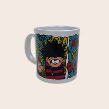 Load image into Gallery viewer, (1997) Dennis The Menace & Gnasher No 1 Dad Mug D C Thomson & Co Staffordshire