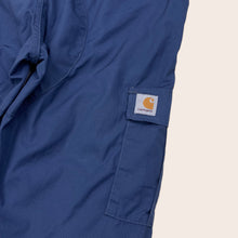 Load image into Gallery viewer, Carhartt WIP Aviation Oxford Blue Cargo Pant Bottoms - 30” x 32”