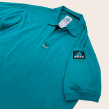 Load image into Gallery viewer, (90’s) Adidas Equipment Teal Polo Shirt - M/L