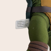 Load image into Gallery viewer, (2003) Teenage Mutant Ninja Turtles 'TMNT' Leonardo 11” Soft Plush Toy Playmates