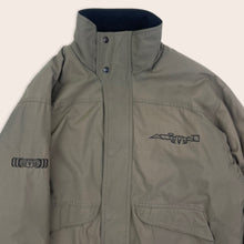 Load image into Gallery viewer, Animal Claw-Tx Embroidered Spell Out Parka Jacket - M/L