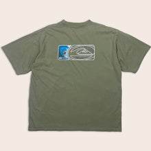Load image into Gallery viewer, Quiksilver Australia Spell Out Double Sided Surf Graphic T-Shirt - L/XL