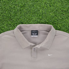 Load image into Gallery viewer, (2010) Nike Golf Dri-Fit Small Swoosh Embroidered Grey Short Sleeve Polo Shirt - L