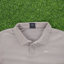 Load image into Gallery viewer, (2010) Nike Golf Dri-Fit Small Swoosh Embroidered Grey Short Sleeve Polo Shirt - L