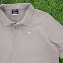Load image into Gallery viewer, (2010) Nike Golf Dri-Fit Small Swoosh Embroidered Grey Short Sleeve Polo Shirt - L