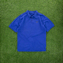 Load image into Gallery viewer, Reebok Small Embroidered Logo Heavyweight Blue Polo Shirt - L