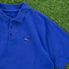 Load image into Gallery viewer, Reebok Small Embroidered Logo Heavyweight Blue Polo Shirt - L