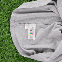 Load image into Gallery viewer, (2004) Women’s Adidas Spell Out 3 Double Sided Graphic Grey Baby Tee Top - M (10)