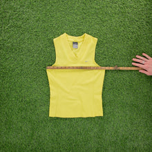 Load image into Gallery viewer, Women’s Nike Dri-Fit Cross Training Sports V-Neck Yellow Vest Top - M (10-12)