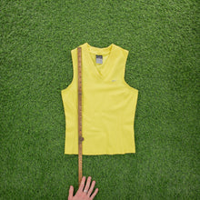 Load image into Gallery viewer, Women’s Nike Dri-Fit Cross Training Sports V-Neck Yellow Vest Top - M (10-12)