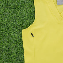 Load image into Gallery viewer, Women’s Nike Dri-Fit Cross Training Sports V-Neck Yellow Vest Top - M (10-12)