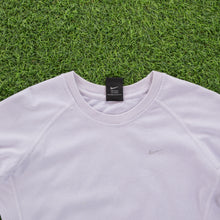 Load image into Gallery viewer, (2002) Women’s Nike Dri-Fit Small Swoosh Embroidered Light Blue Long Sleeve Top - M (10-12)
