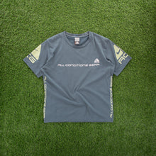 Load image into Gallery viewer, (2007) Nike ACG All Condition Gear Spell Out Graphic Blue Lime Green T-shirt - M