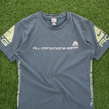 Load image into Gallery viewer, (2007) Nike ACG All Condition Gear Spell Out Graphic Blue Lime Green T-shirt - M