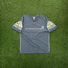 Load image into Gallery viewer, (2007) Nike ACG All Condition Gear Spell Out Graphic Blue Lime Green T-shirt - M