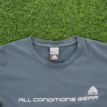 Load image into Gallery viewer, (2007) Nike ACG All Condition Gear Spell Out Graphic Blue Lime Green T-shirt - M