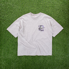 Load image into Gallery viewer, Nike Swoosh Football Graphic Grey T-Shirt - XL