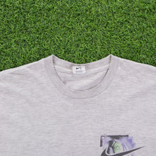 Load image into Gallery viewer, Nike Swoosh Football Graphic Grey T-Shirt - XL