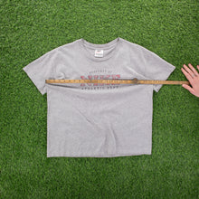 Load image into Gallery viewer, Women’s Nike Athletic Dept Spell Out Graphic Grey T-Shirt - L (12-14)