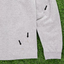 Load image into Gallery viewer, (2000) Nike Small Centre Swoosh Embroidered Grey Long Sleeve T-Shirt - L