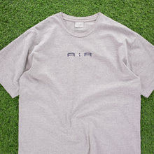 Load image into Gallery viewer, (2001) Nike Air Centre Swoosh Spell Out Embroidered Navy Long Sleeve T-Shirt - XL