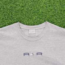 Load image into Gallery viewer, (2001) Nike Air Centre Swoosh Spell Out Embroidered Navy Long Sleeve T-Shirt - XL