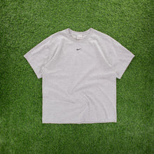 Load image into Gallery viewer, (2000) Nike Small Centre Swoosh Embroidered Grey Short Sleeve T-Shirt - L