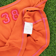 Load image into Gallery viewer, Women’s Kangol 38 Graphic Orange Halter Neck Crop Top - L (12-14)