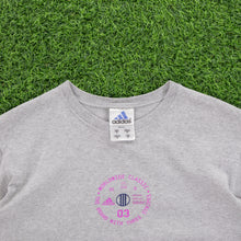 Load image into Gallery viewer, Women’s Adidas 03 Worldwide Classic The Brand With Three Stripes Graphic Grey T-Shirt - M (12)