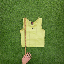 Load image into Gallery viewer, (2000) Women’s Nike ACG Centre Logo Embroidered Pocket Swoosh Racer Vest Tank Crop Mesh Back Sports Top - L (12-14)