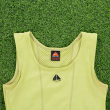 Load image into Gallery viewer, (2000) Women’s Nike ACG Centre Logo Embroidered Pocket Swoosh Racer Vest Tank Crop Mesh Back Sports Top - L (12-14)