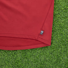 Load image into Gallery viewer, (2001) Adidas Climalite 3-Stripe Breathable Mesh Red V-Neck Sports T-Shirt - L