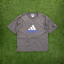 Load image into Gallery viewer, (2002) Adidas Corporate Logo Line Large Debossed Logo Graphic T-Shirt - XL