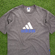 Load image into Gallery viewer, (2002) Adidas Corporate Logo Line Large Debossed Logo Graphic T-Shirt - XL