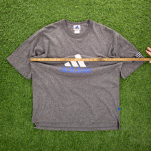 Load image into Gallery viewer, (2002) Adidas Corporate Logo Line Large Debossed Logo Graphic T-Shirt - XL