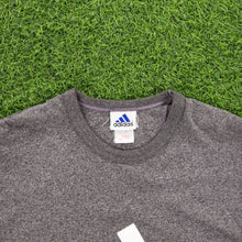 Load image into Gallery viewer, (2002) Adidas Corporate Logo Line Large Debossed Logo Graphic T-Shirt - XL