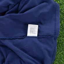 Load image into Gallery viewer, (1997) Nike Tennis Court Large Logo Stitch Graphic Navy T-Shirt - XL
