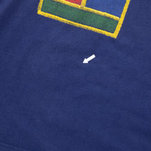 Load image into Gallery viewer, (1997) Nike Tennis Court Large Logo Stitch Graphic Navy T-Shirt - XL